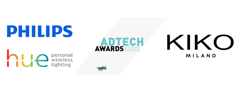 Numberly, Philips Hue,  & Kiko Milano, winners of the AdTech Awards  2022